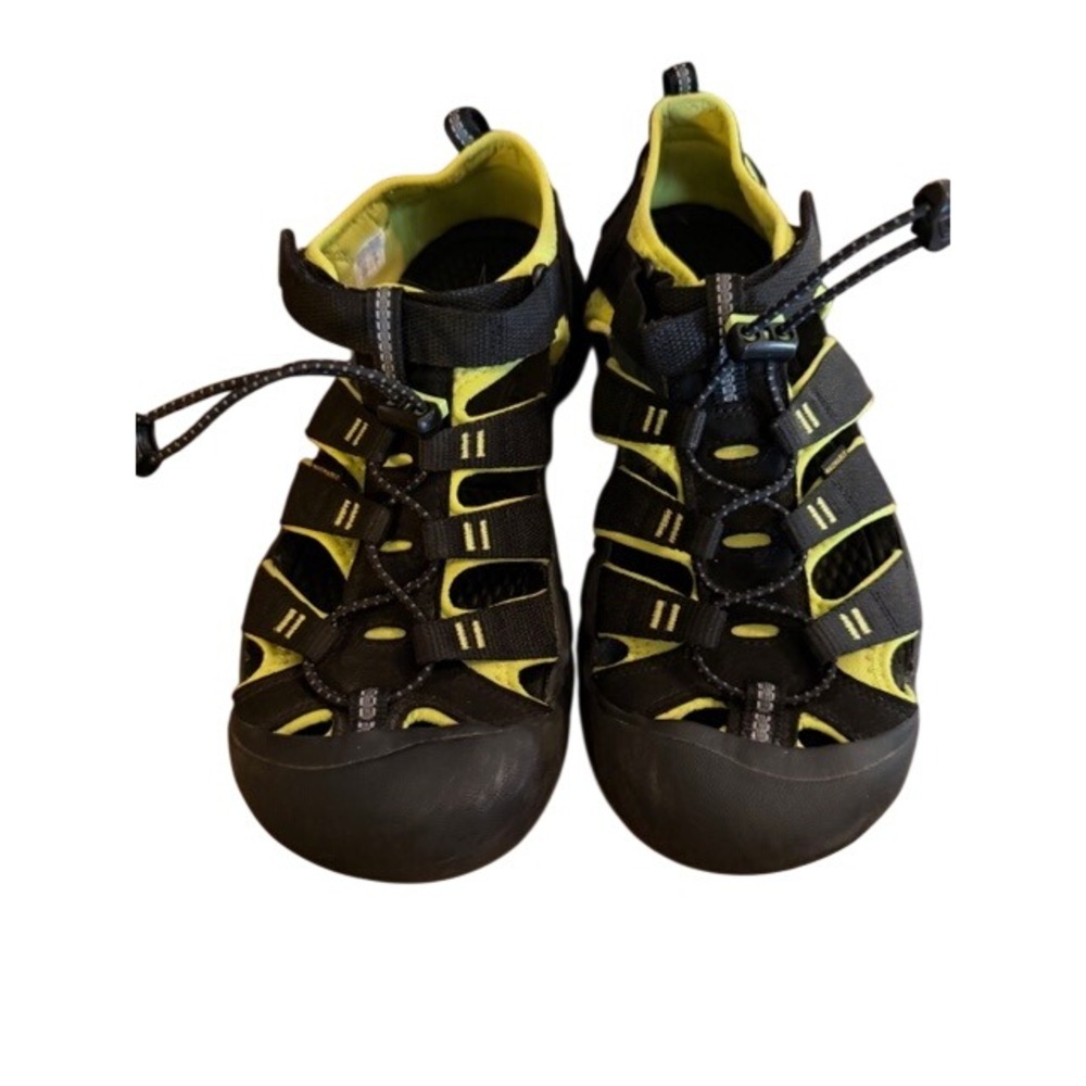 Keen Newport H2 Mens 7 Water Sandals‎ Black Yellow Hiking Shoes - Picture 3 of 6